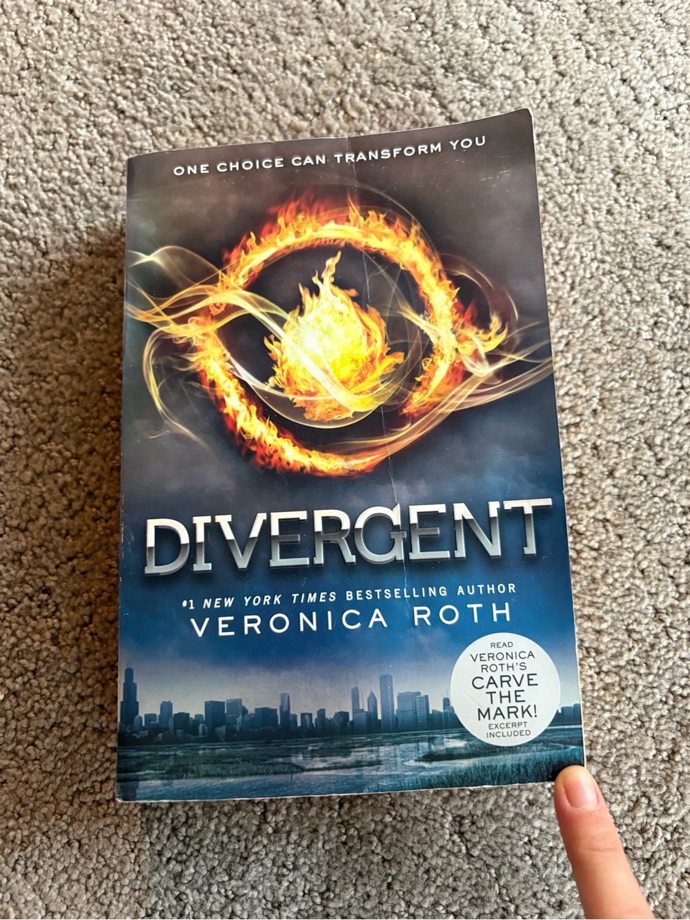 3/$20 Divergent Paperback Book - Blue
